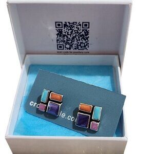 Croi Kinsale Colorful Geometric Earrings By Emilio Sotelo